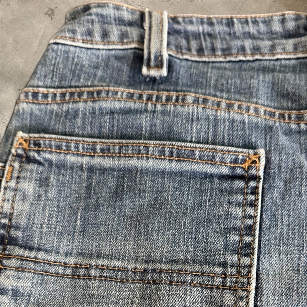 Carhartt Jeans Women 8 Blue WB003‎ Double Knee Carpenter Distressed Raw Hem - Picture 8 of 16